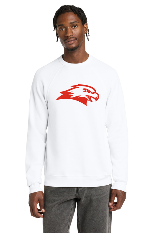 Westonka White Hawks Raglan Sweatshirt - Custom Logo