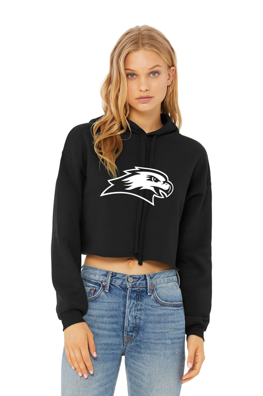 Westonka White Hawks Women's Cropped Hoodie - Custom Logo