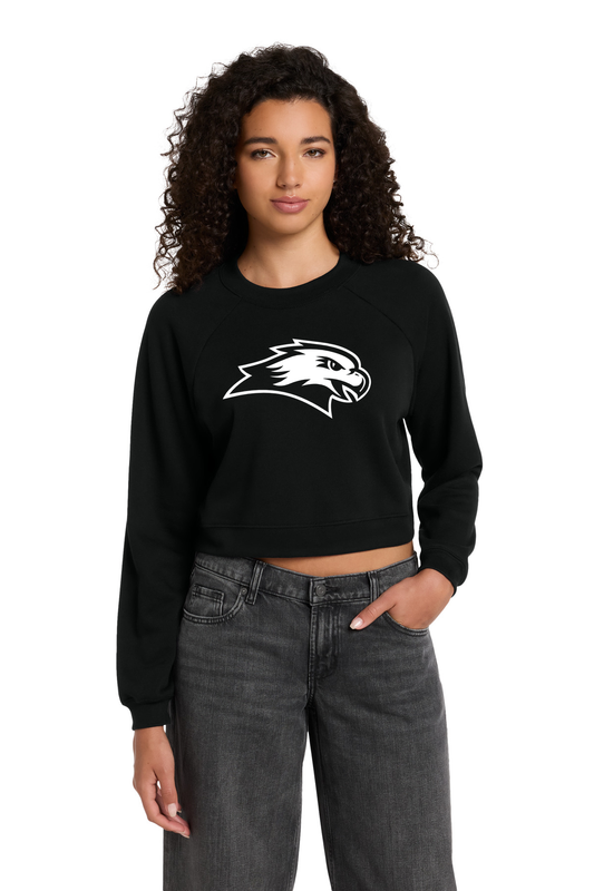 Westonka White Hawks Women's Raglan Fleece - Custom Logo