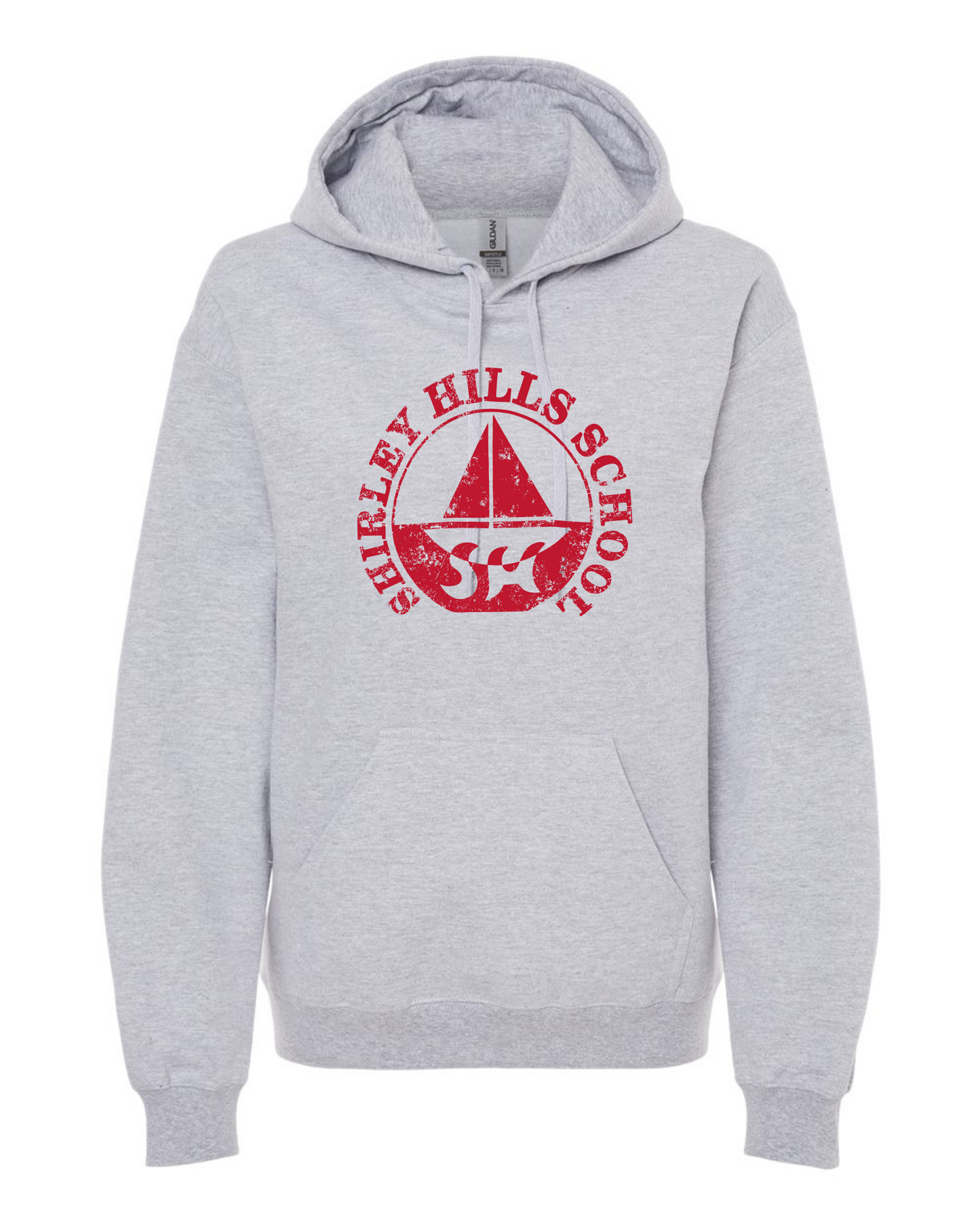 Adult hoodie sweatshirt - Vintage Shirley Hills logo