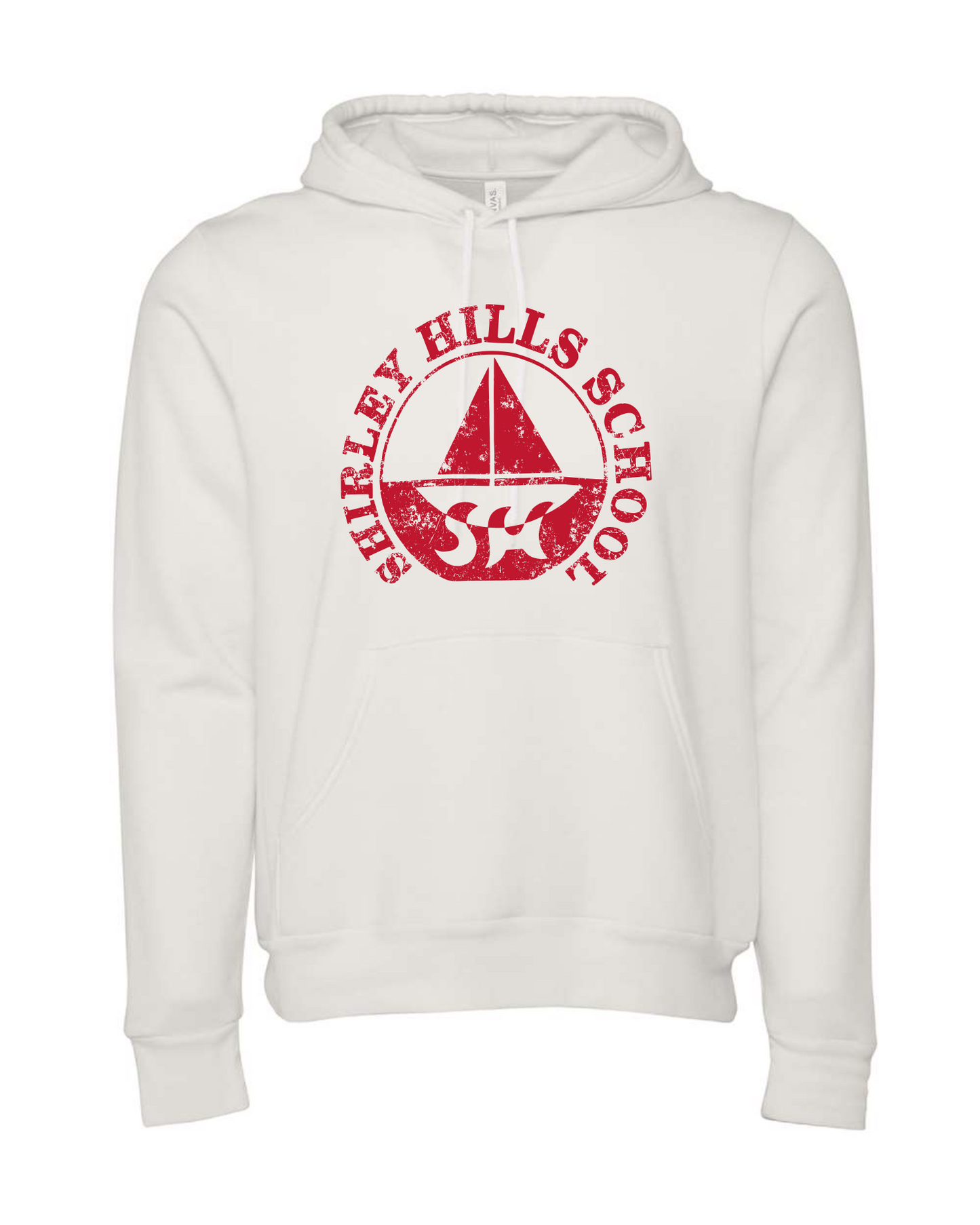 Adult hoodie sweatshirt - Vintage Shirley Hills logo