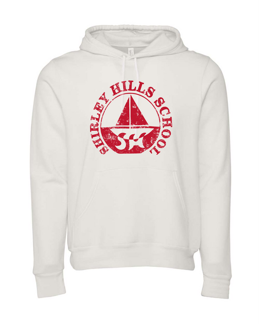 Adult hoodie sweatshirt - Vintage Shirley Hills logo